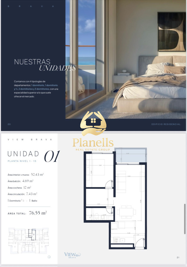 Apartamento ID.3625 - Venta en obra View BRAVA respaldo y solidez a la hora de elegir 