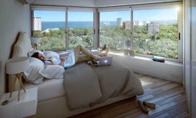 Apartamento En Venta Punta Del Este Sobre Av Roosevelt Con Cochera A Estrenar