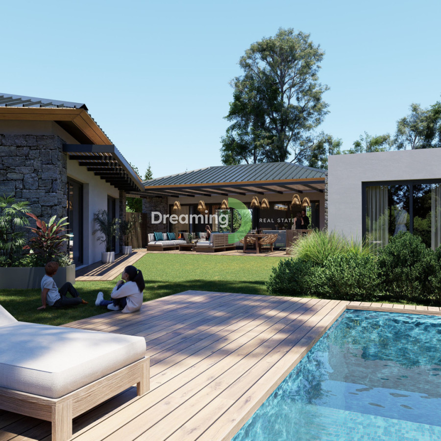 Casa ID.7 - Hermosa casa de diseño en Barra Verde de 3 dormitorios, barbacoa y piscina.