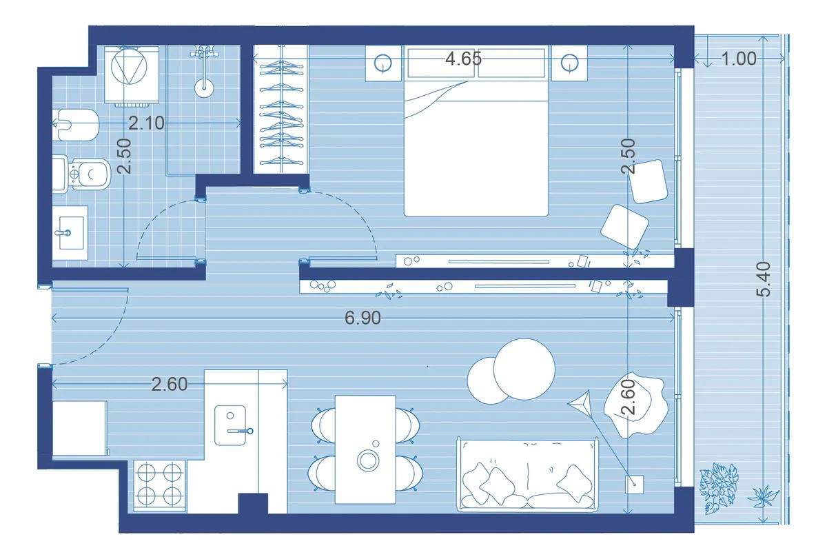 Apartamento ID.46 - Winks Magallanes