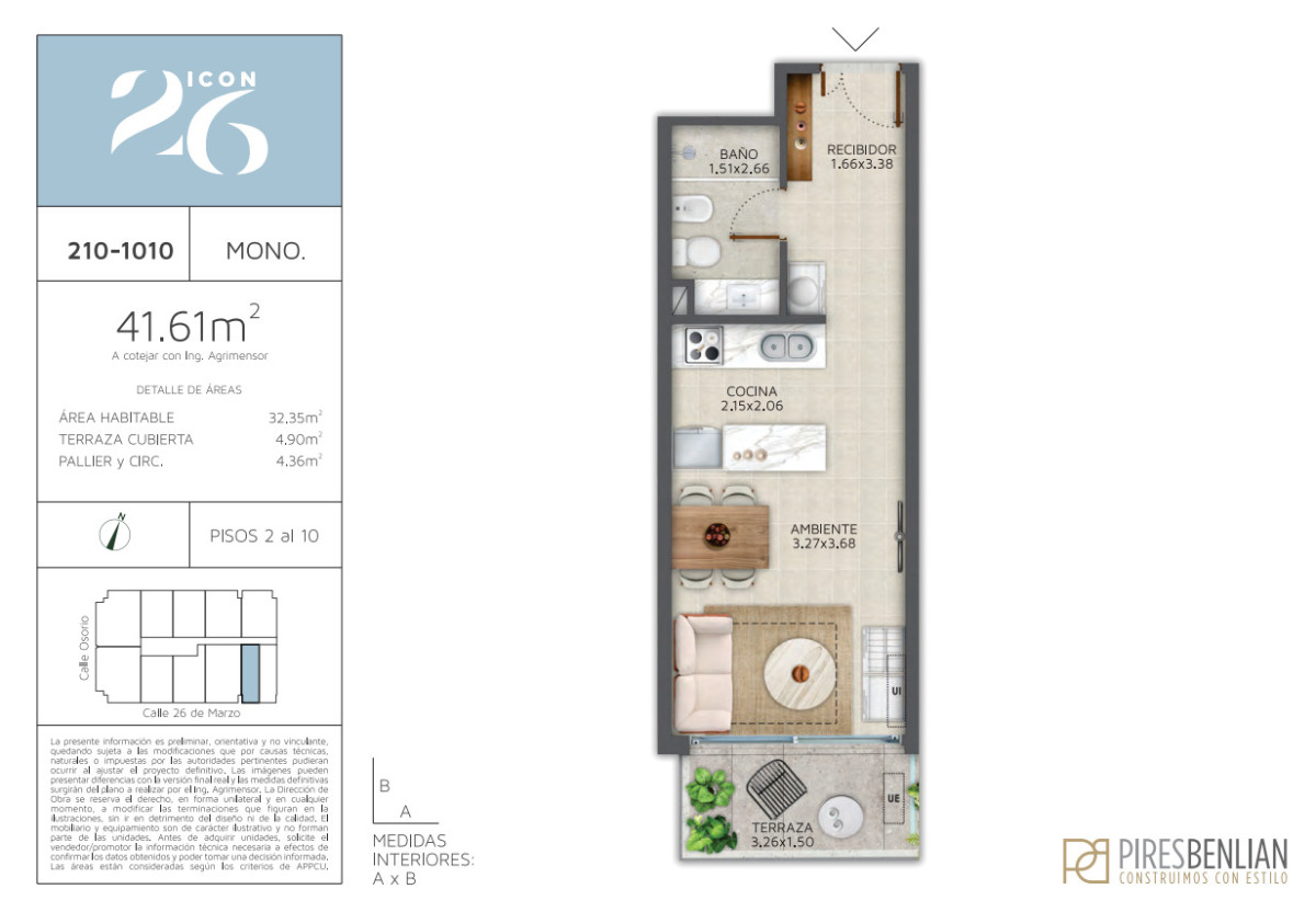 Apartamento ID.17 - Icon 26 a estrenar y con financiación propia