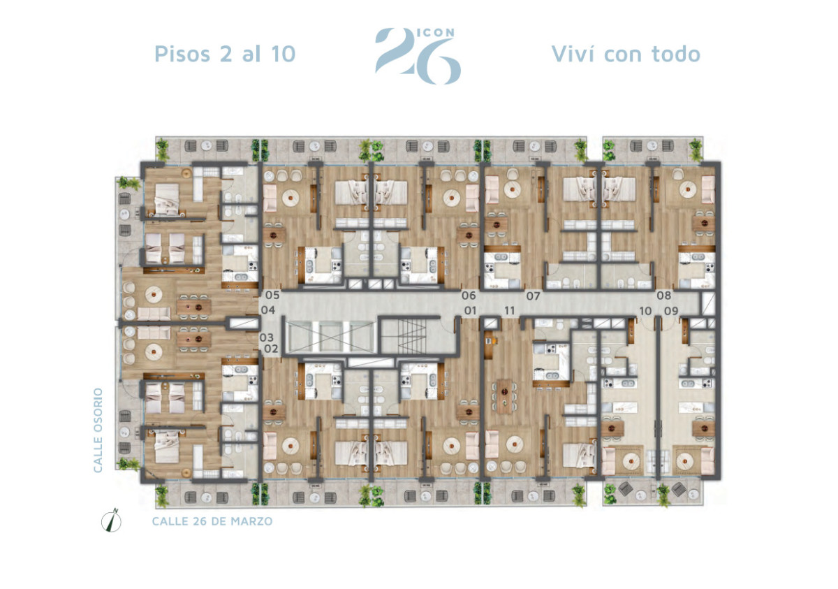 Apartamento ID.18 - ICON 26 - Pocitos
