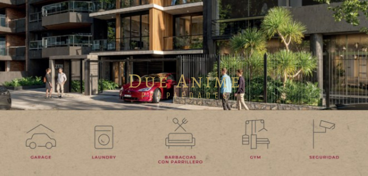 Apartamento ID.29 - OPORTUNIDAD a Estrenar 1 dorm PUNTA CARRETAS U$S155.800