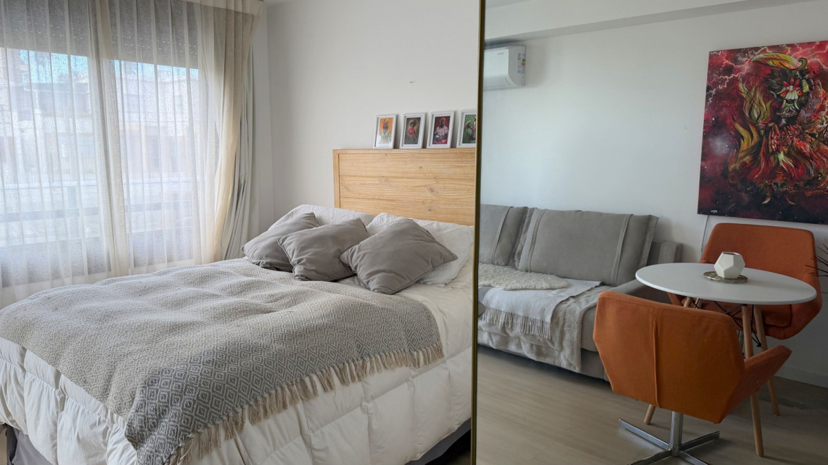 Apartamento ID.7 - MONOAMBIENTE AMOBLADO EN MALVÍN, BALCÓN, SEGURIDAD 24 HS - CERCA DE LA RAMBLA
