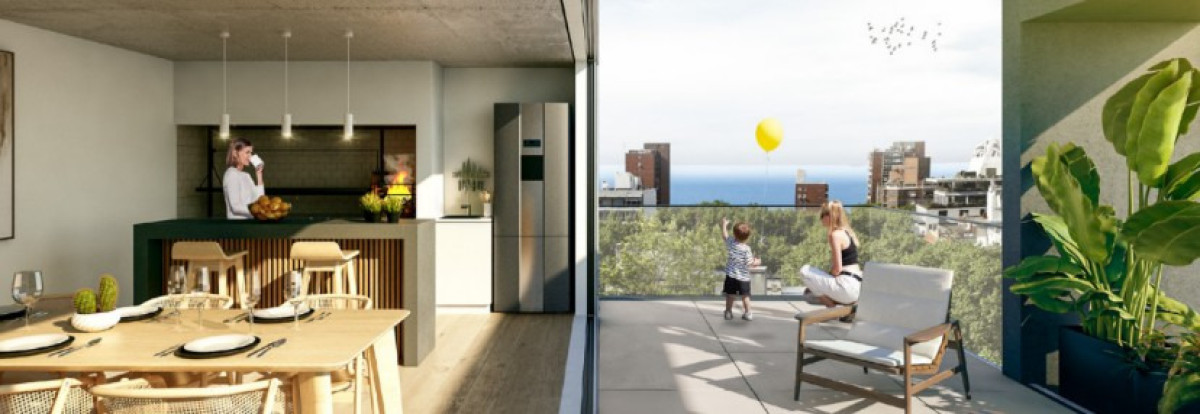 Apartamento ID.22 - GRAN OPORTUNIDAD 2 DORMITORIOS A ESTRENAR U$S169.800 EN EL CENTRO