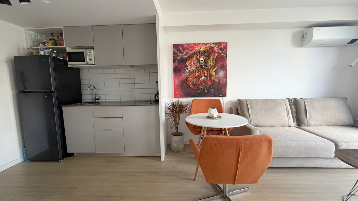 Apartamento ID.7 - MONOAMBIENTE AMOBLADO EN MALVÍN, BALCÓN, SEGURIDAD 24 HS - CERCA DE LA RAMBLA