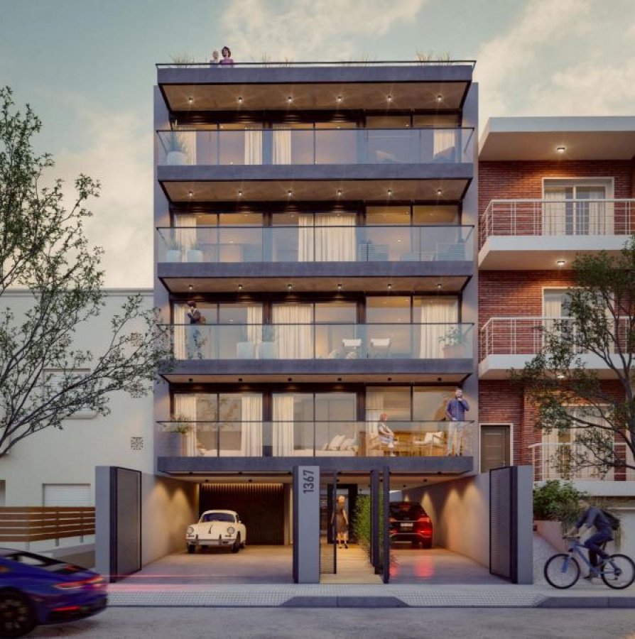 Apartamento en venta de 1 dormitorio con parrillero