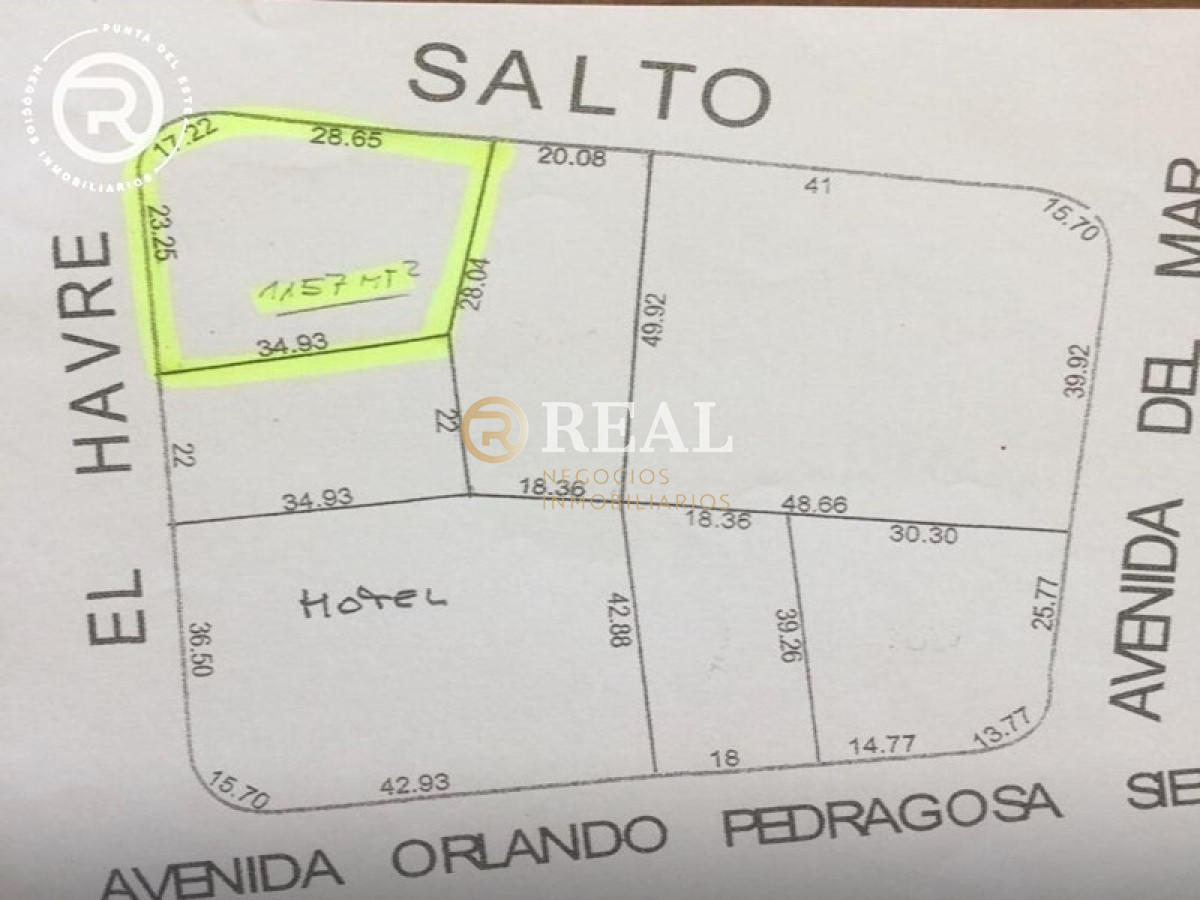 Terreno ID.919 - Terreno muy cerca del shopping de Punta del Este