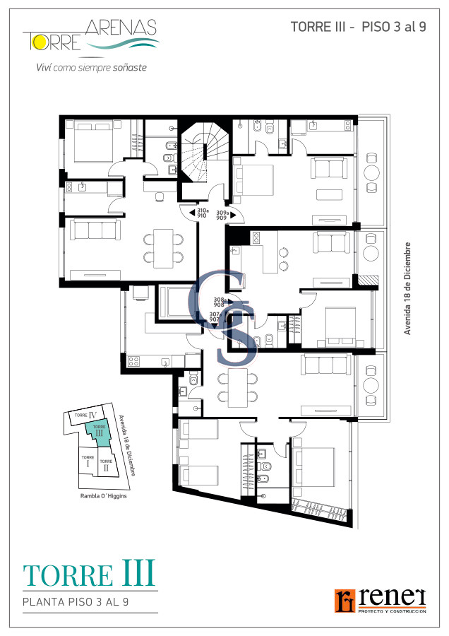 Apartamento ID.297852 - Una nueva forma de vivir en la Rambla de Malvín.