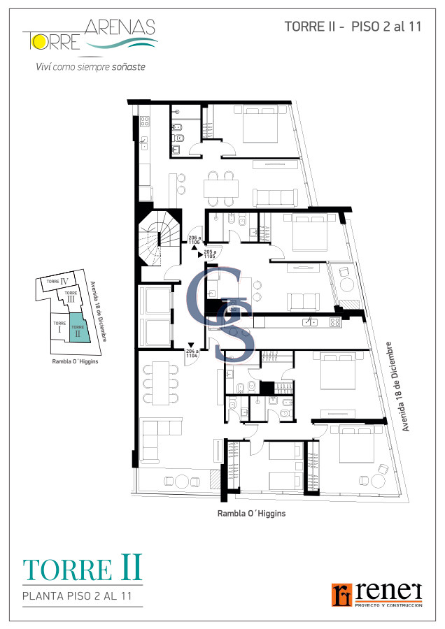 Apartamento ID.297831 - Una nueva forma de vivir en la Rambla de Malvín.