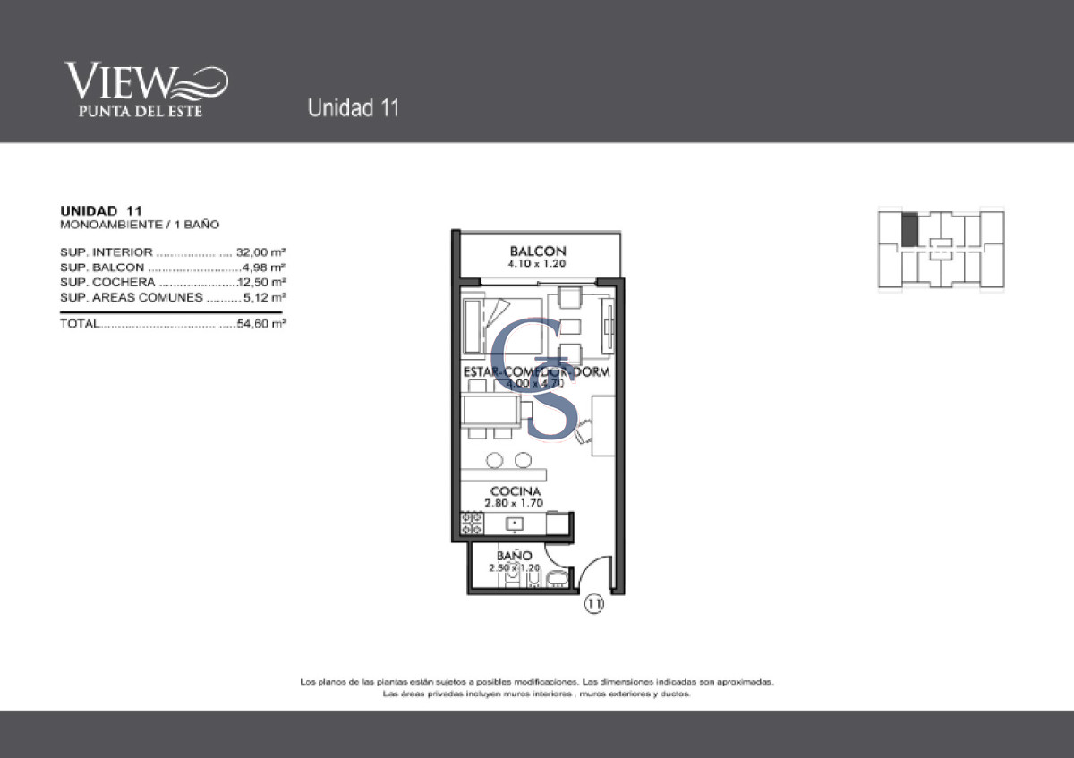 Apartamento ID.297161 - Excelente ubicación.