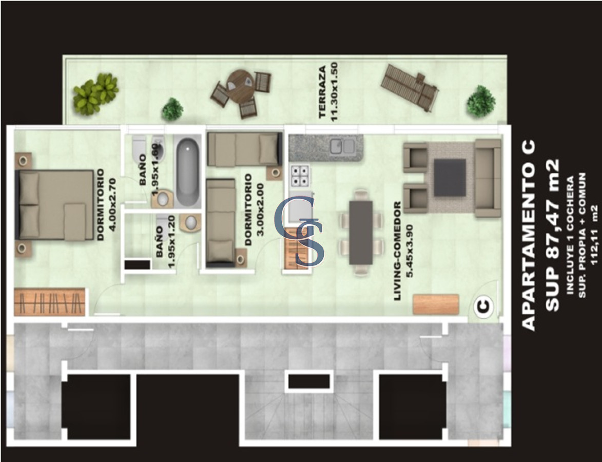 Apartamento ID.299019 - Proximo a playas Brava y Mansa