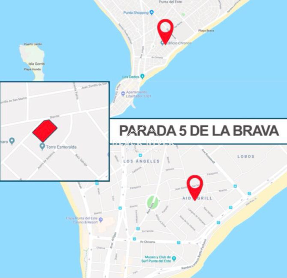 Terreno ID.63906 - VENTA TERRENO EN PARADA 5 PLAYA BRAVA, PUNTA DEL ESTE