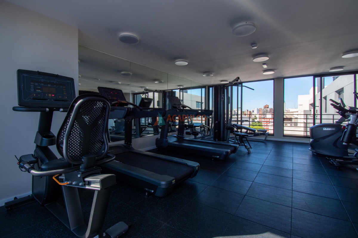 Apartamento ID.6304 - Venta apartamento a estrenar 1 dormitorio Pocitos, gimnasio, piscina y barbacoa