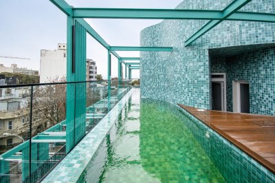 Alquiler apartamento monoambiente en Golf, piscina, gimnasio, barbacoa, laundry