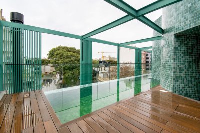 Alquiler apartamento monoambiente en Golf, piscina, gimnasio, barbacoa, laundry