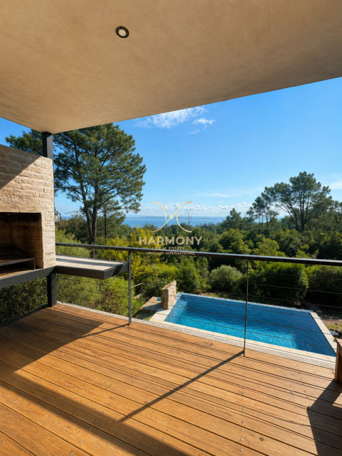 Casa ID.18 - Alquiler de Verano, 5 dormitorios, piscina climatizada, Las Cumbres, Punta Ballena