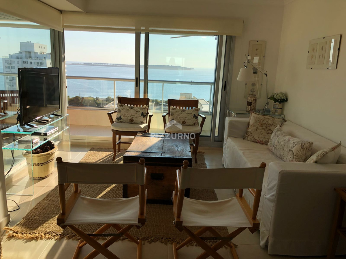 Apartamento Ref.109 - Departamento en alquiler con parrillero propio y vista al atardecer