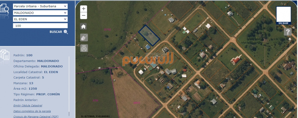 Terreno ID.2607 - LOTE EN PUEBLO EDEN  