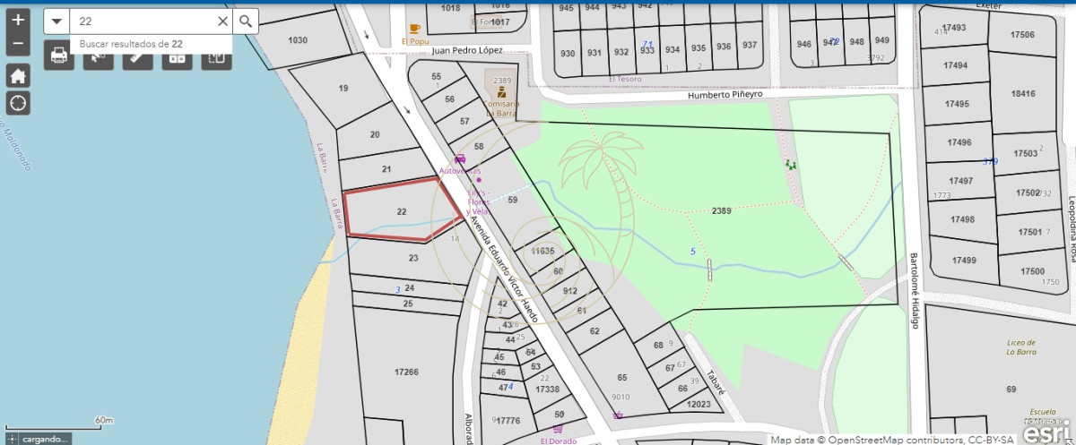 Terreno ID.21092444 - Magnifico lote sobre el Arroyo Maldonado!!!! y ruta 10. La Barra