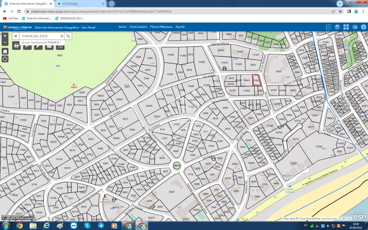Terreno ID.959 - Oportunidad en la Brava ! Lote en parada 22