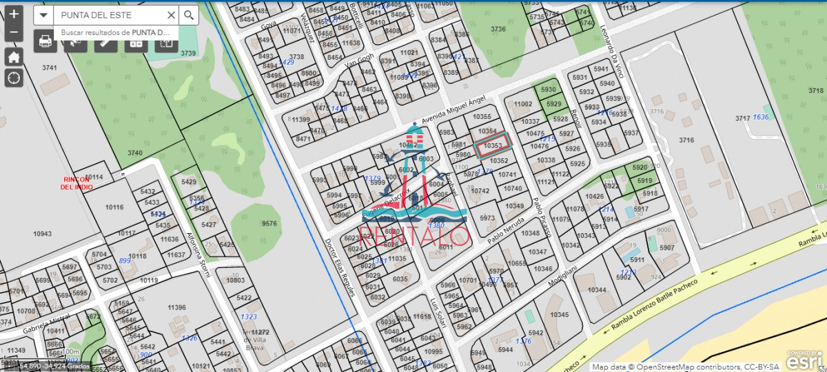 Terreno ID.129 - Terreno en venta Rincon del Indio Punta del este 
