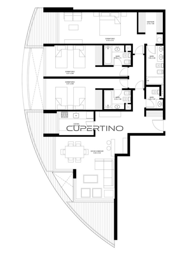 Apartamento ID.321 - ART TOWER 