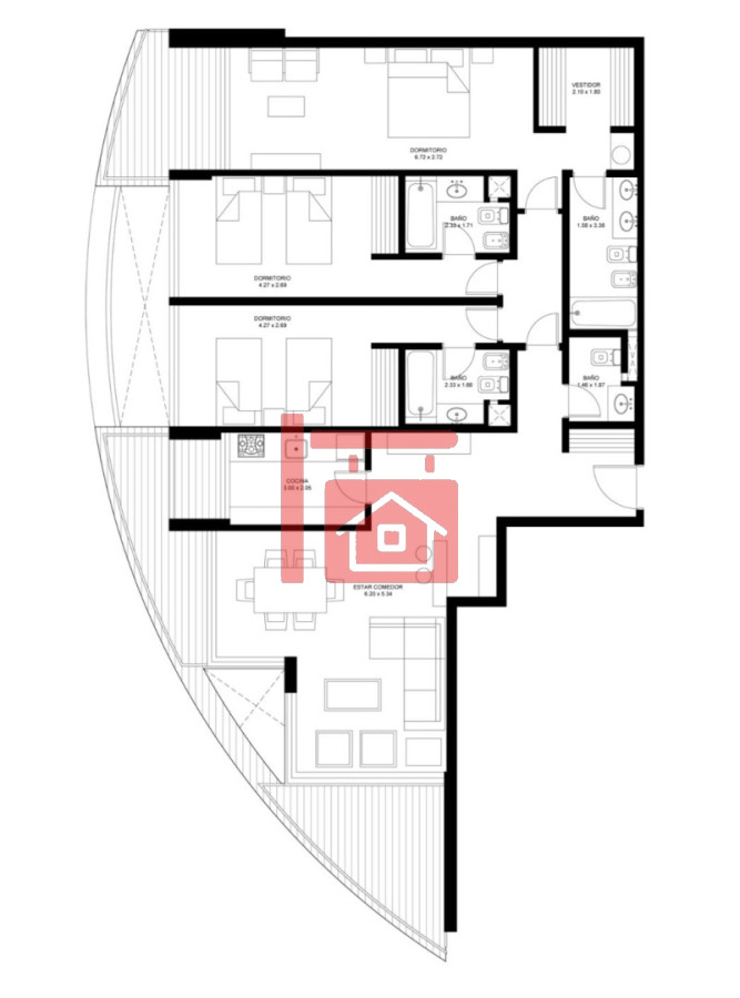Apartamento ID.142 - ART TOWER 