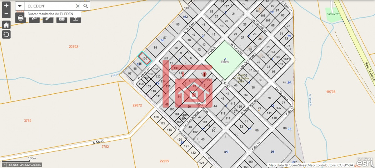 Terreno ID.272 - LOTE EN PUEBLO EDEN  