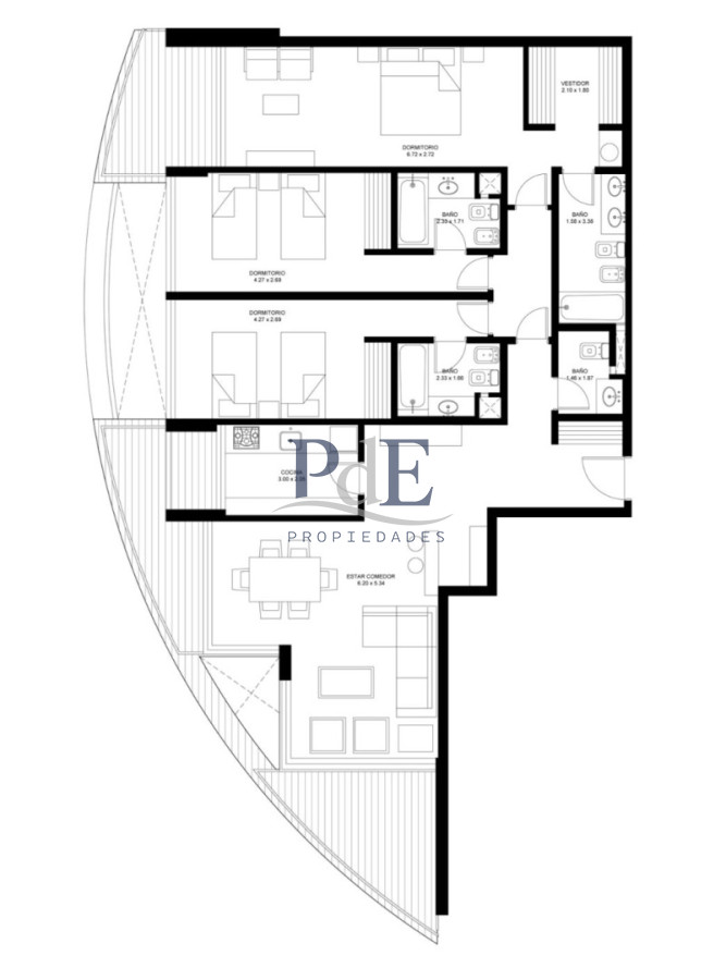 ART TOWER - Parada 3 Chiverta | 3 suites, vista al mar y 2 garajes - Imagen 39