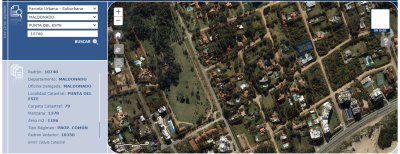 Venta de terreno en RINCON DEL INDIO, Punta del Este
