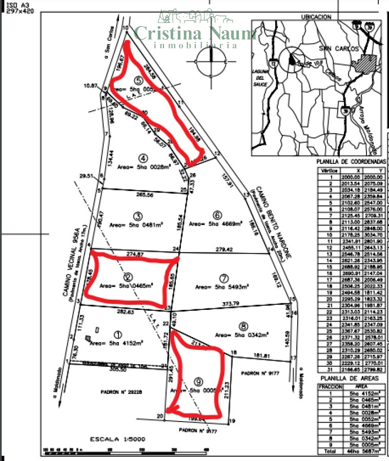 Chacras en zona de Lapataia Punta Ballena - CNI19063H