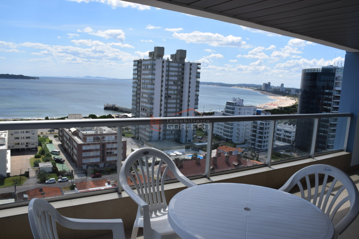 Apartamento en alquiler de temporada en Alquiler en Punta del Este, Mansa a 1 cuadra del mar con espectacular vista! - GOR16434A
