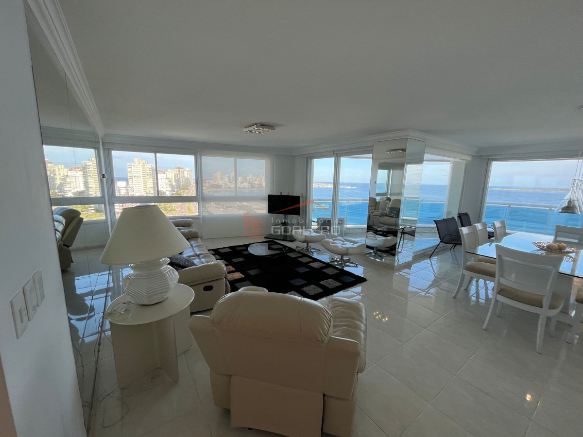 Alquiler de Apartamento en Punta del Este, primera línea con todos los servicios!