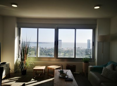 Apartamento en venta y alquiler anual  en Punta del Este, Roosevelt, con muy linda vista parcial al mar, soleado, 