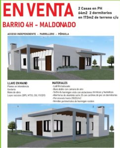 Casa PH en Maldonado, Barrio 4H