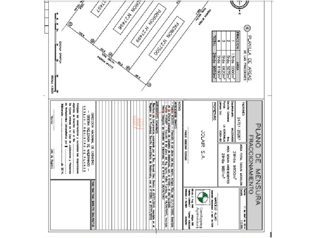 chacra en venta  de 13 has   RUTA 39 - GoPunta - Portal Inmobiliario de Punta del Este - Maldonado