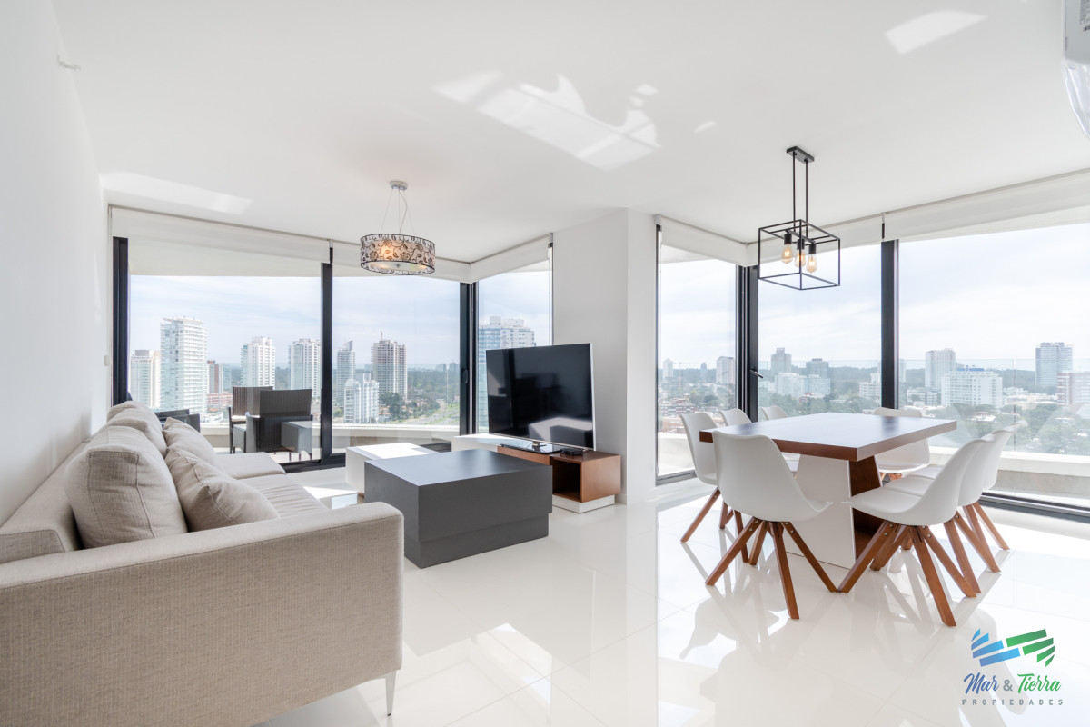 Apartamento ID.4856 - Apartamento de tres dormitorios en venta Art Tower Punta del Este