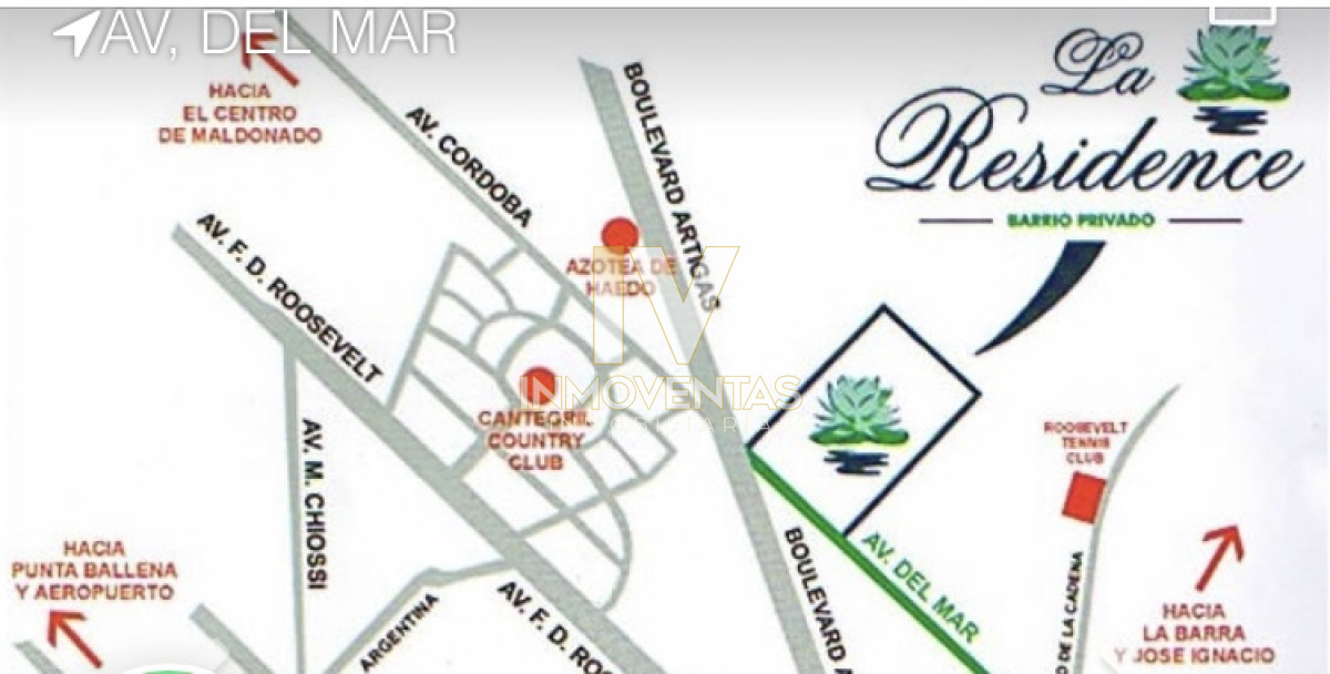 Terreno ID.1579 - Lote en venta Barrio Privado La Residence, Punta del Este.