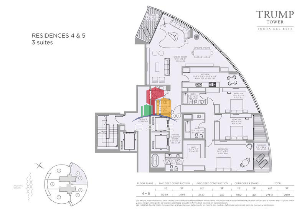 Apartamento ID.3016 - Trump Tower Punta del Este 