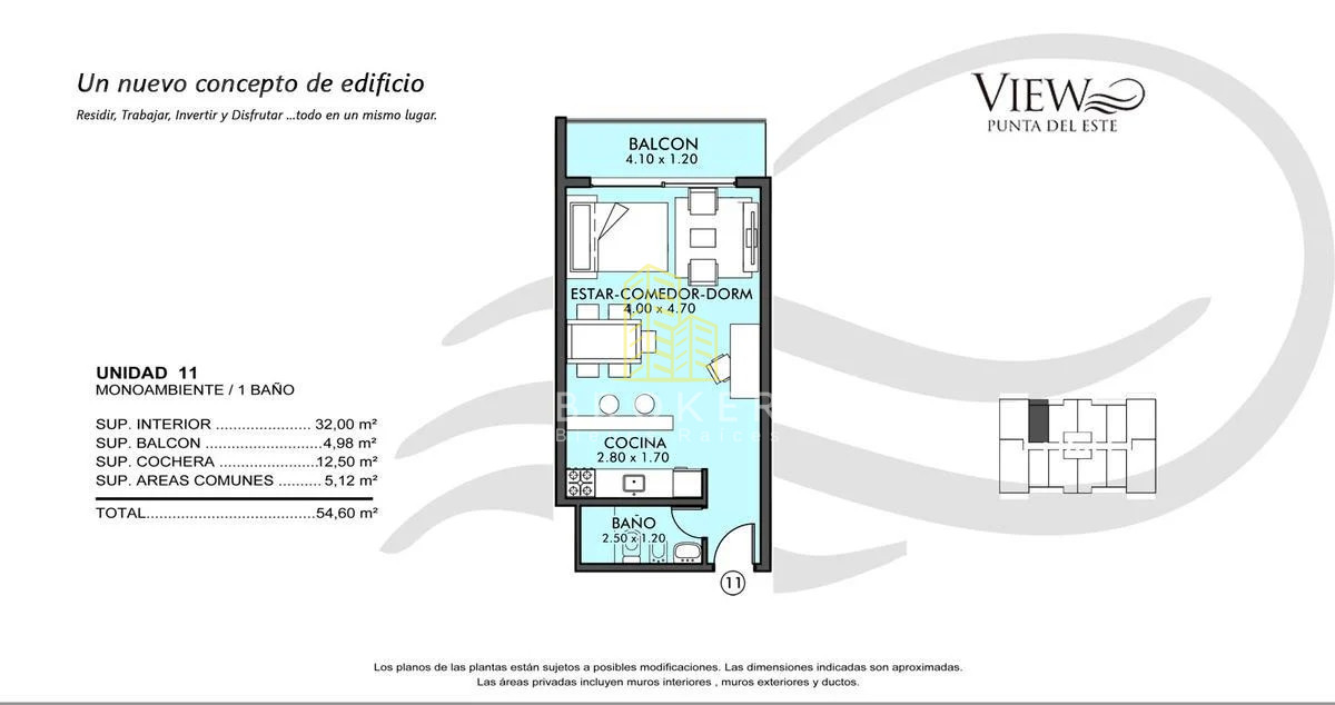Apartamento ID.1532/Monoambiente_en_Venta_a_Estrenar_Zona_Aidy_Grill_,Punta_del_Este - Monoambiente en Venta a Estrenar Zona Aidy Grill ,Punta del Este