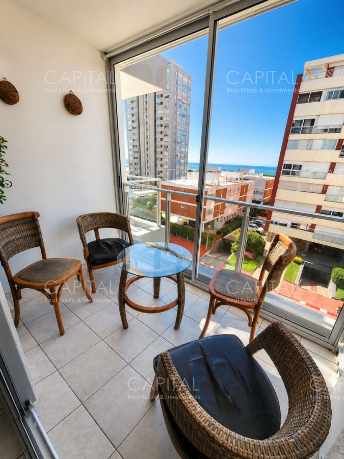 Apartamento dos dormitorios a100mts de la playa en venta - CCP40082A