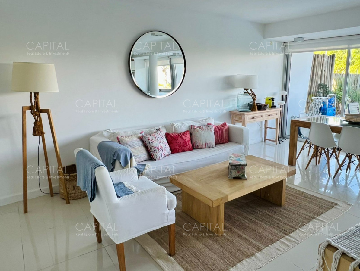 Departamento planta baja 2 dormitorios en Manantiales  - CCP40218A