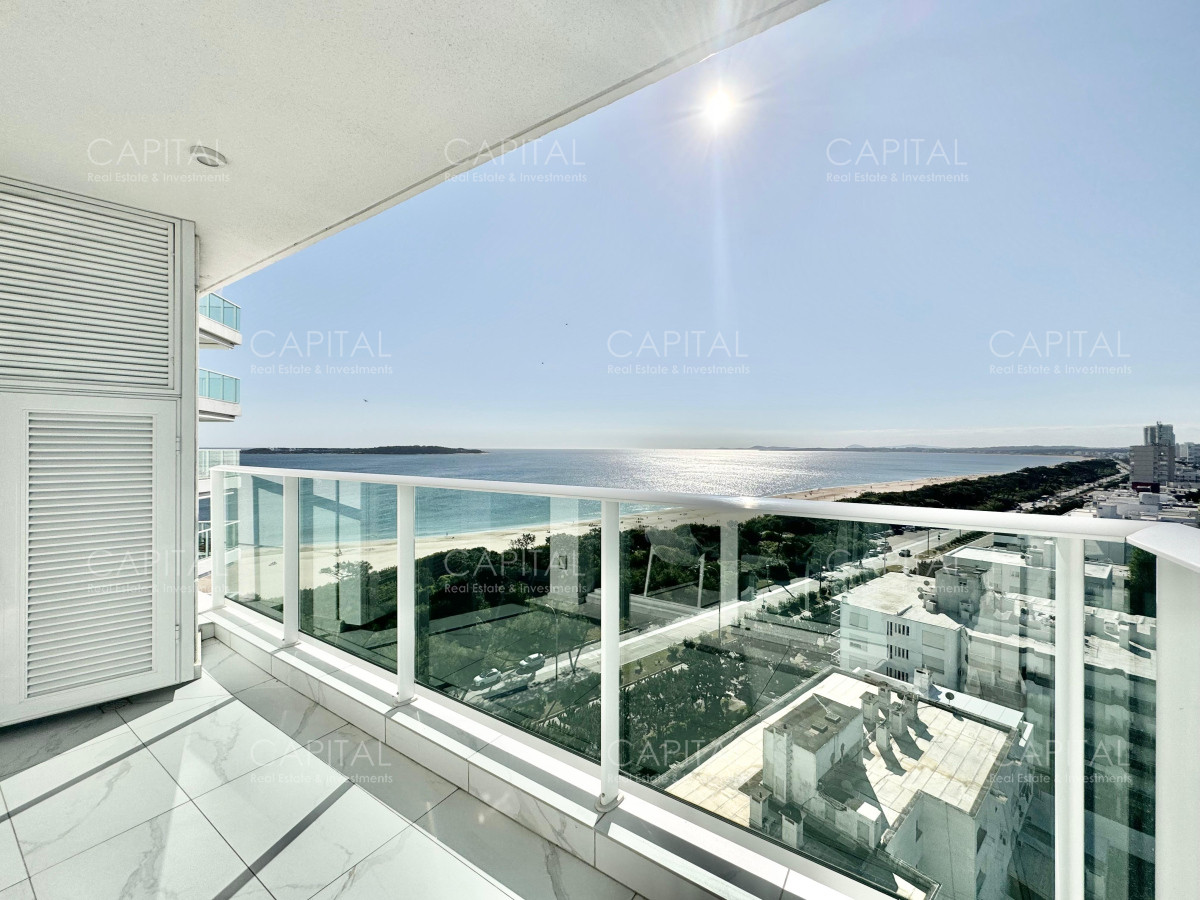 Paramount Tower de dos dormitorios frente al mar en Venta Playa Mansa Punta del este - CCP37058A