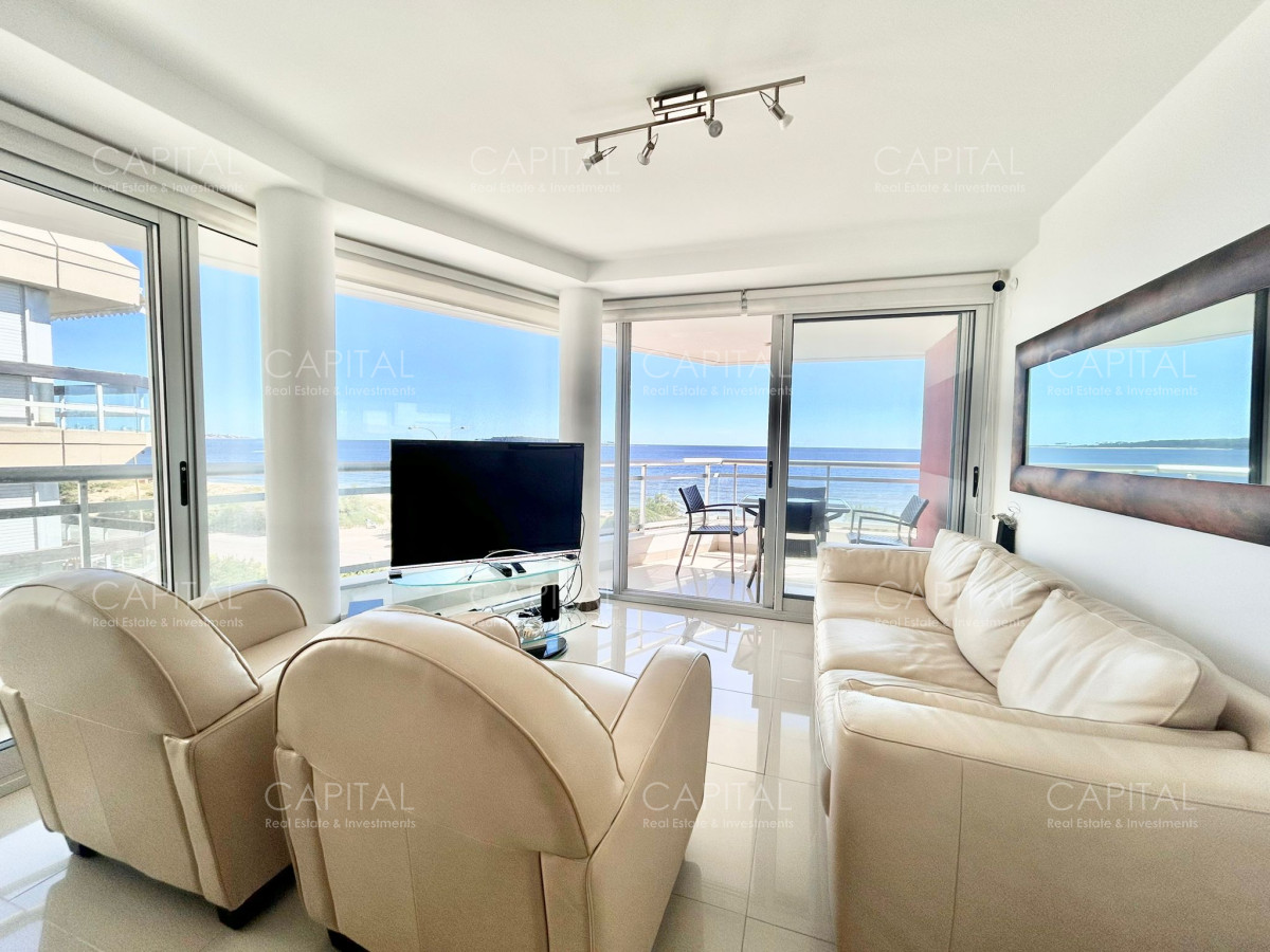 Apartamento en primera fila en venta con 2 parrilleros propios.  - CCP35449A