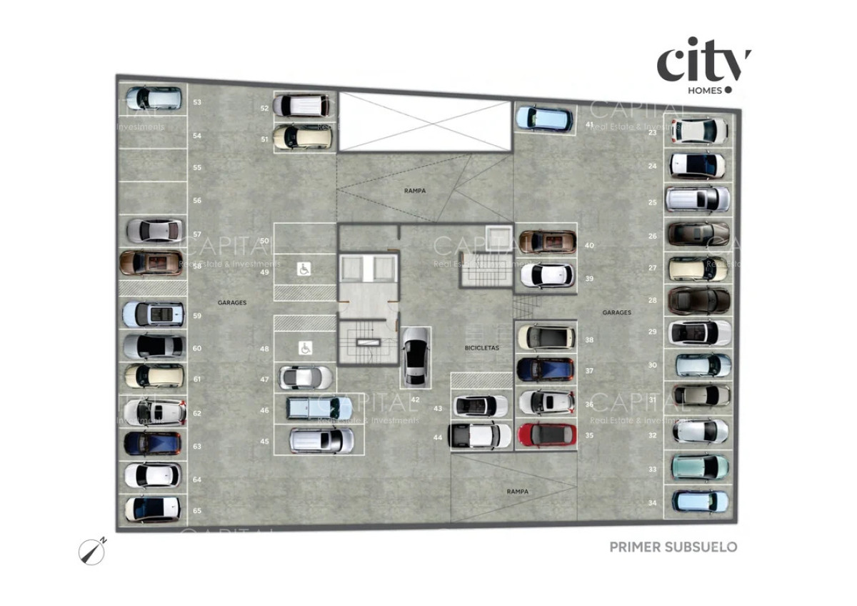 Apartamento ID.40050 - Unidad de un dormitorio en venta en City Home, Proyecto en Pozo, Cordón, Montevideo.