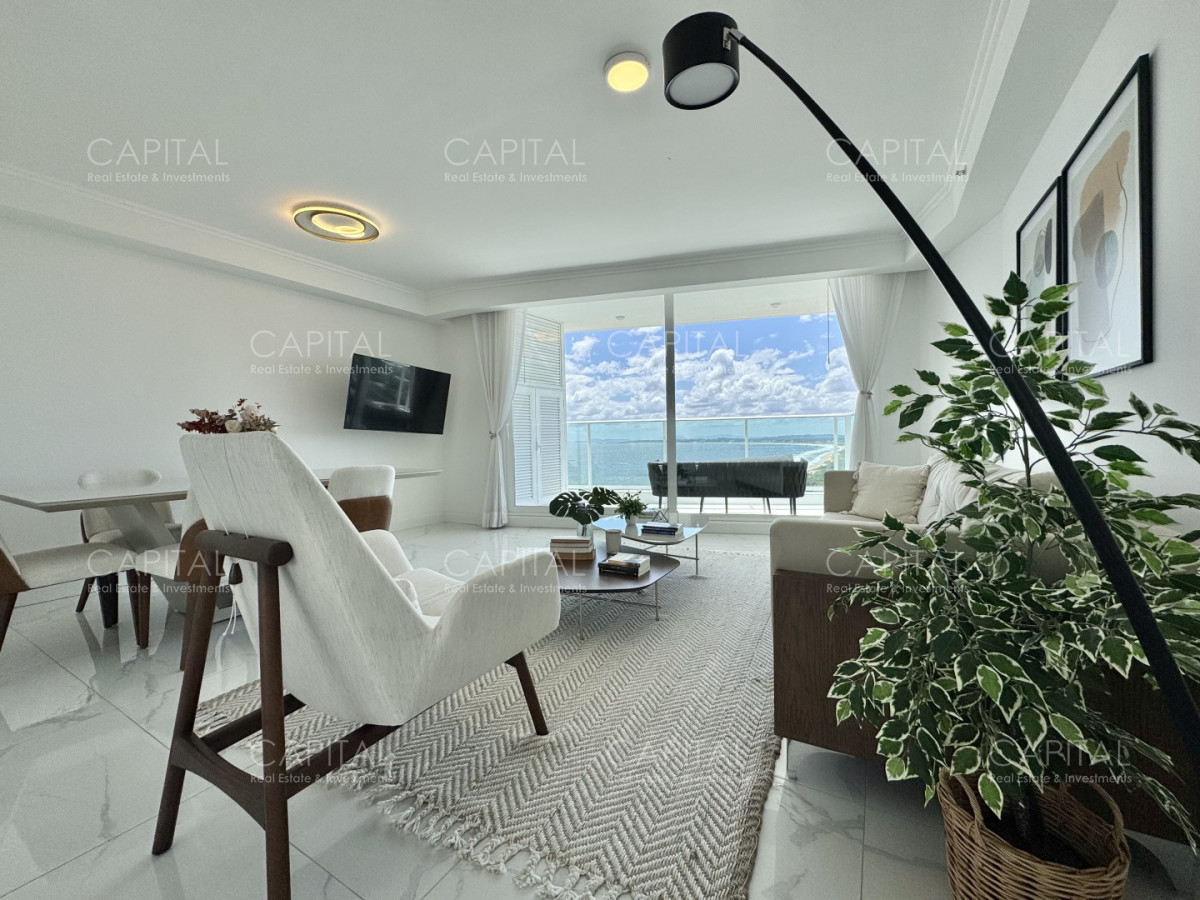 Apartamento ID.39453 - Paramount Tower de dos dormitorios frente al mar en Alquiler, Playa Mansa Punta del este