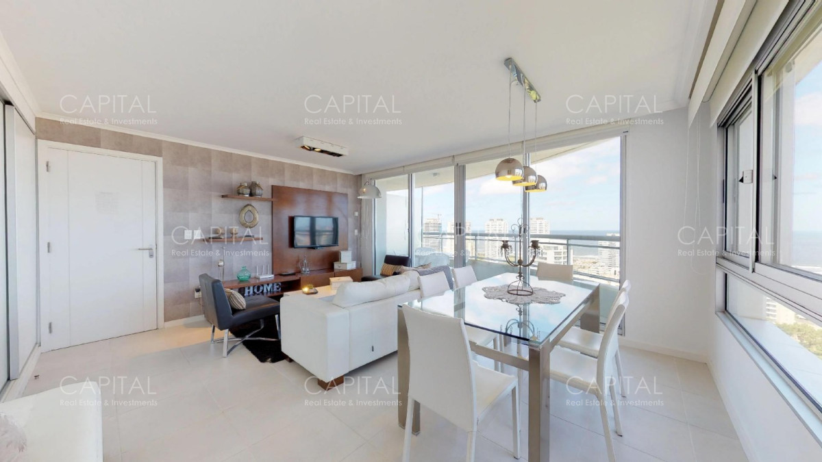 Apartamento ID.27416 - Apartamento dos dormitorios Ocean Drive Punta del Este, Mirando el Mar
