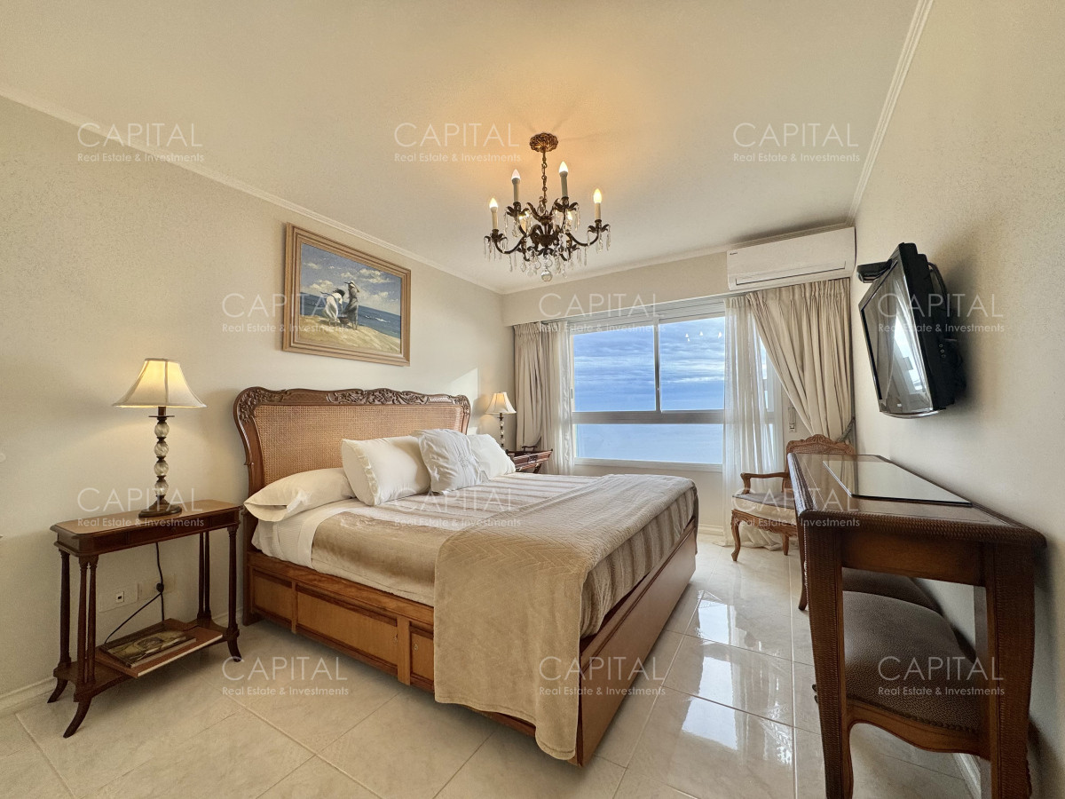 Apartamento ID.38754 - Coral Tower esquinero de tres dormitorios y servicio piso alto en venta