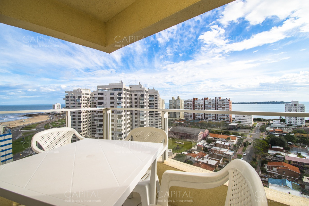 Apartamento ID.27869 - Apartamento en alquiler temporario dos dormitorios con vista a Playa Mansa